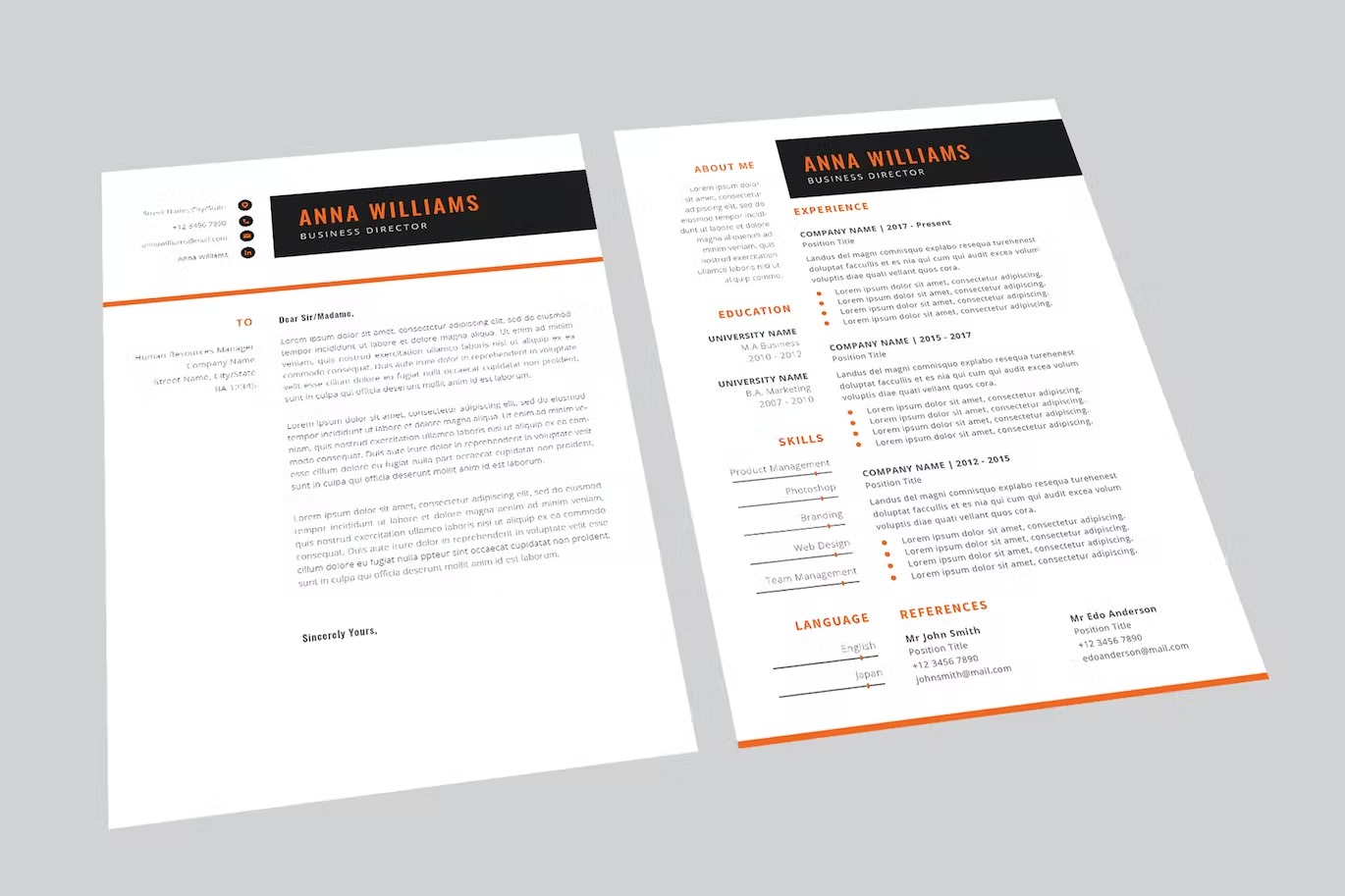 Resume Cv Design