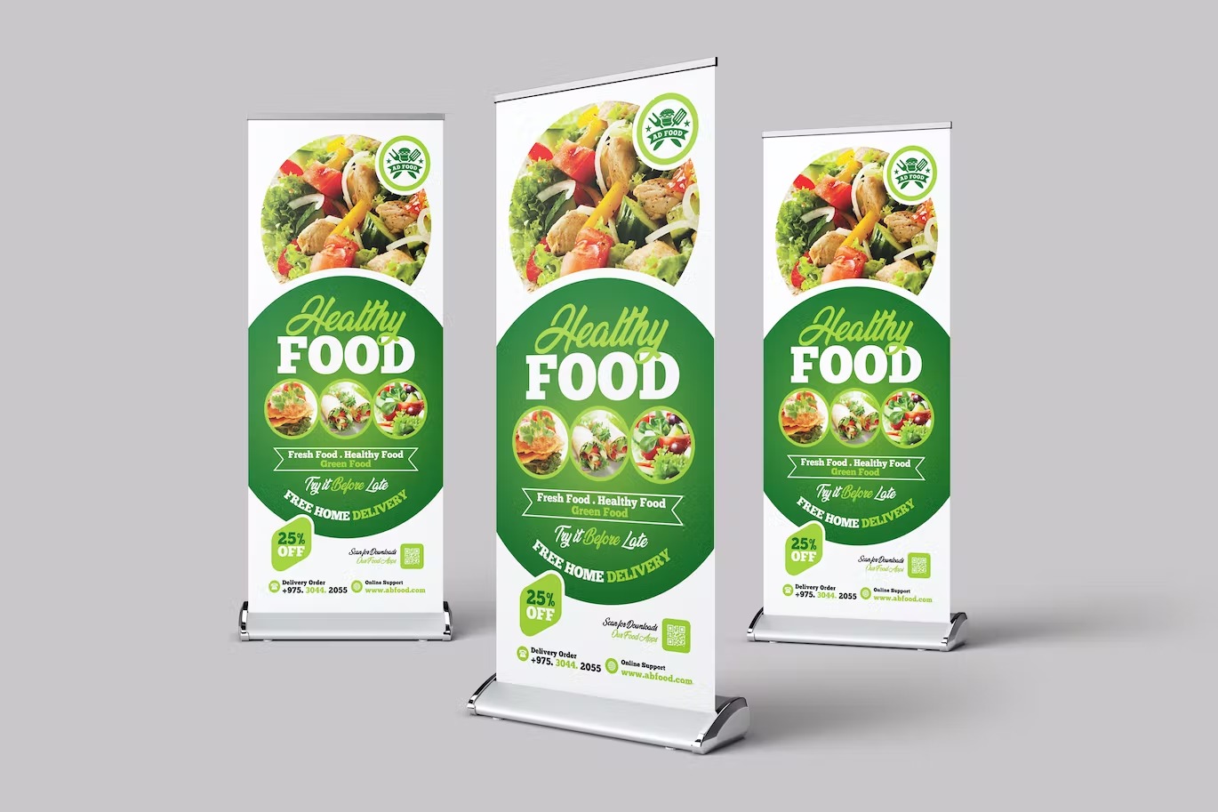 Rollup Banner for Restaurant