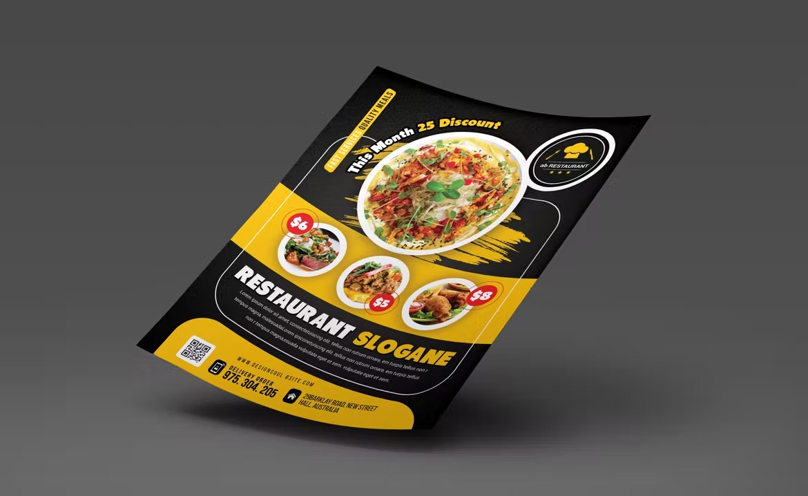 restaurant flyer - Image 2