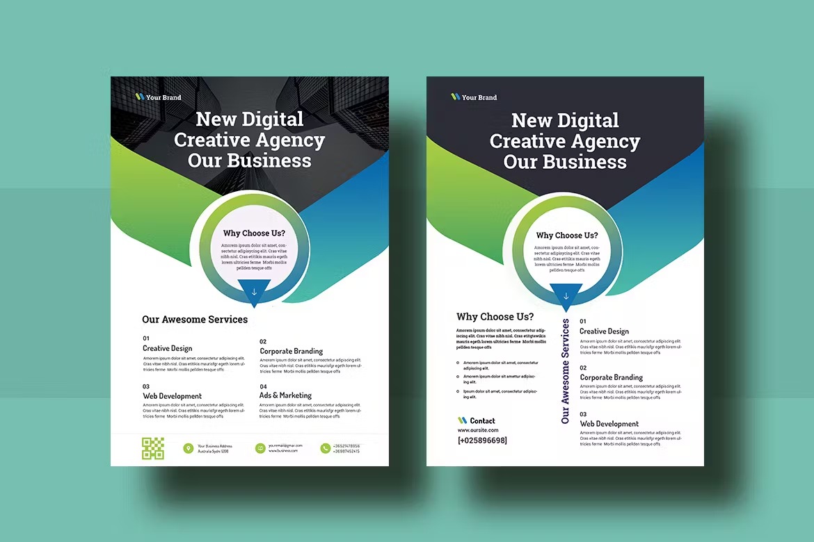 Advertising Brochure for Digital Agency and Business -flyer - Image 2