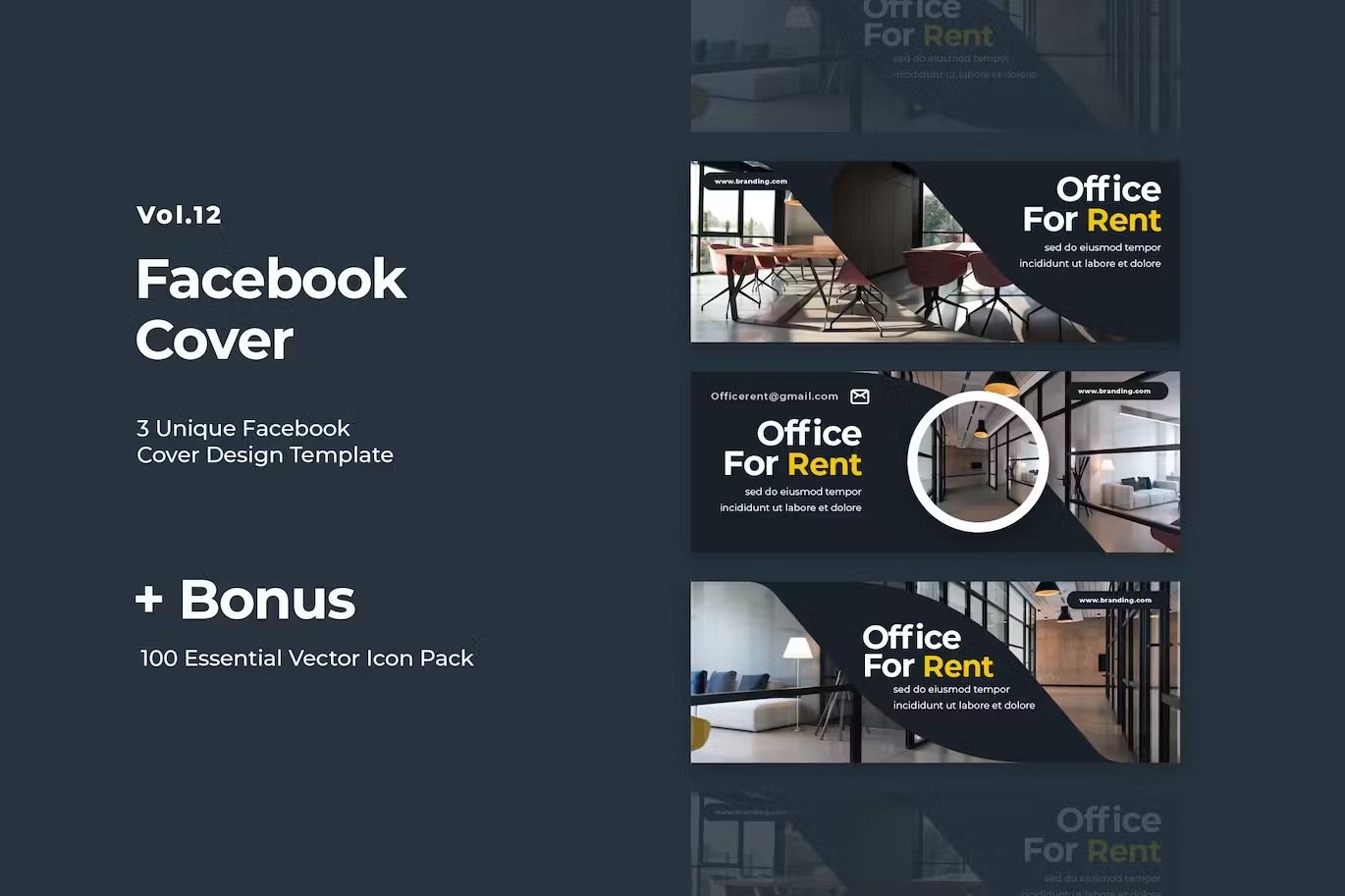 Business Facebook Cover Template