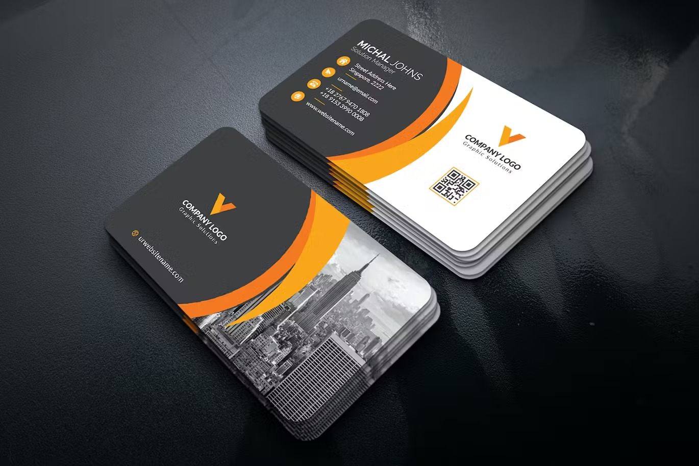 business visit -Business card
