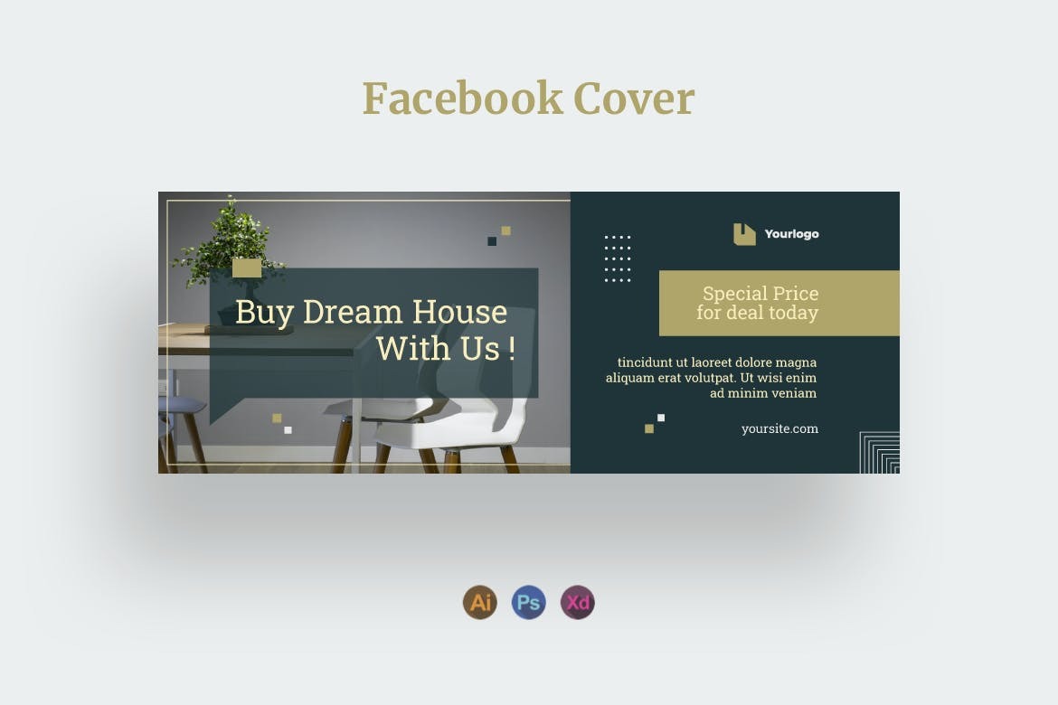Furniture Facebook Cover Template - Image 2