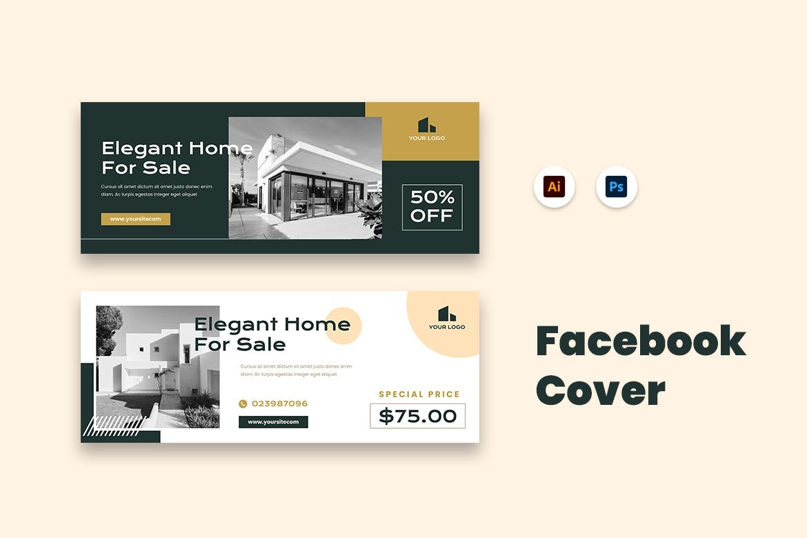 Real Estate Facebook Cover - Image 2