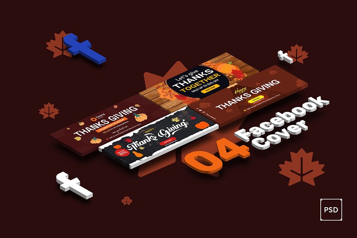 Thanksgiving Facebook Cover - Image 2