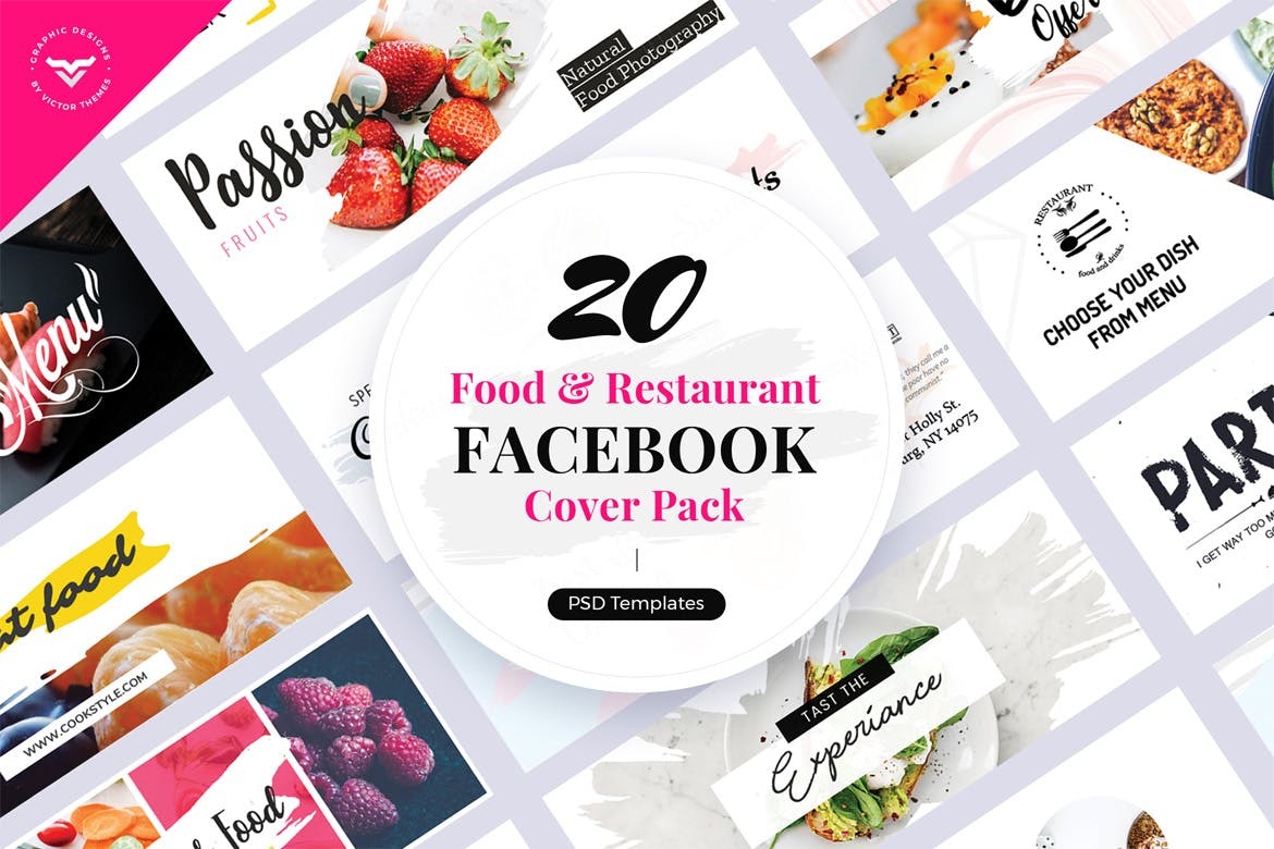 Restaurant -Food Facebook Cover Templates - Image 2