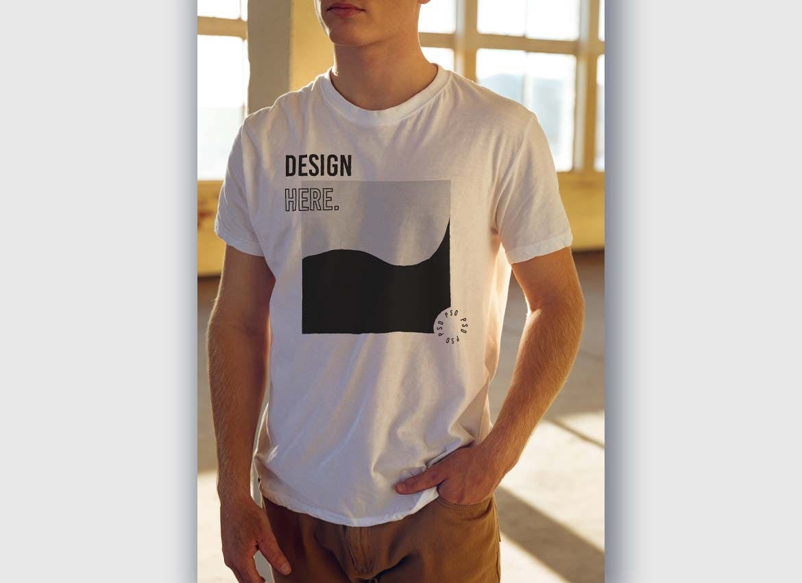 T-shirt mockup - Image 4