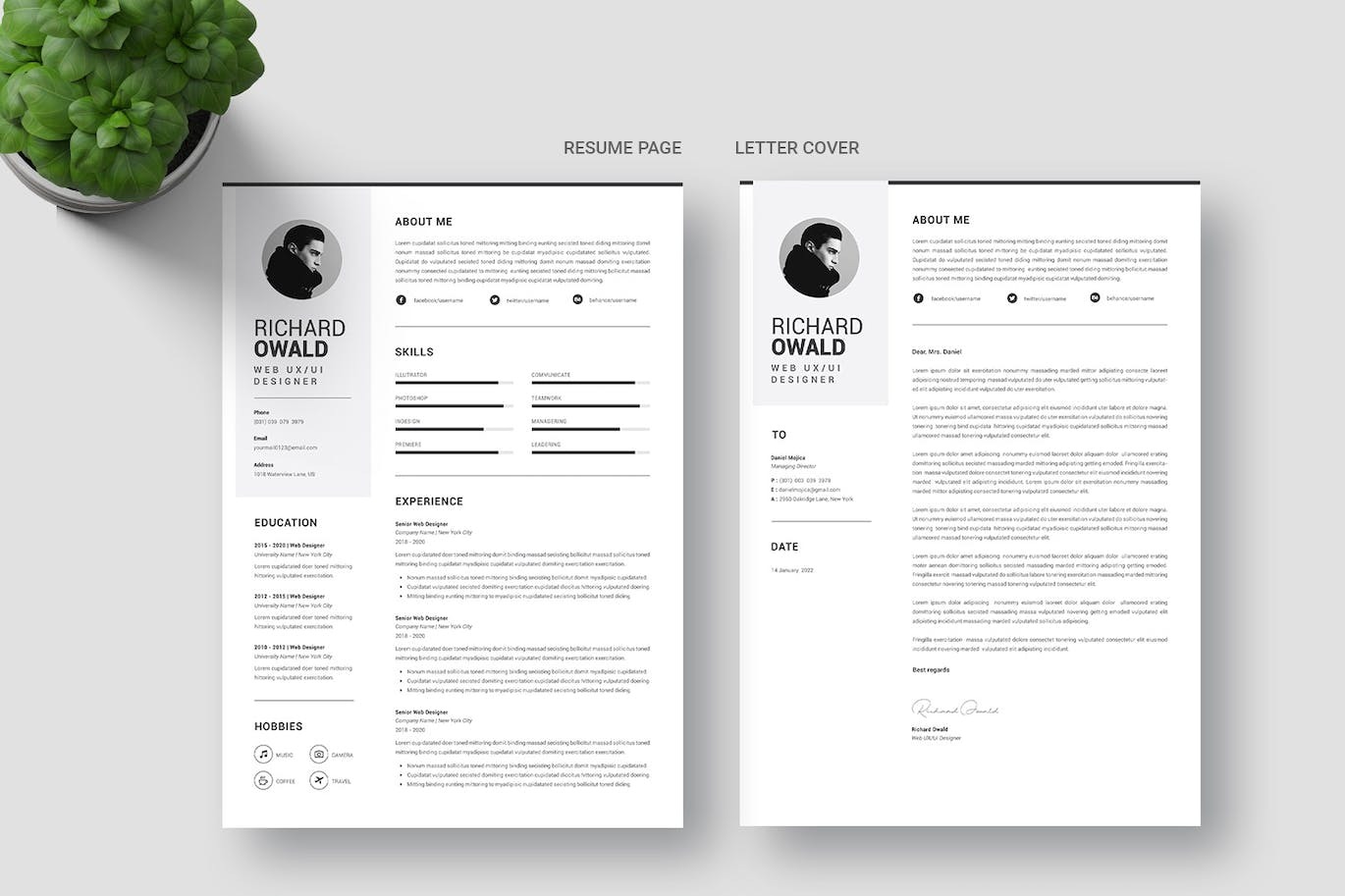 CV Resume template - Image 2