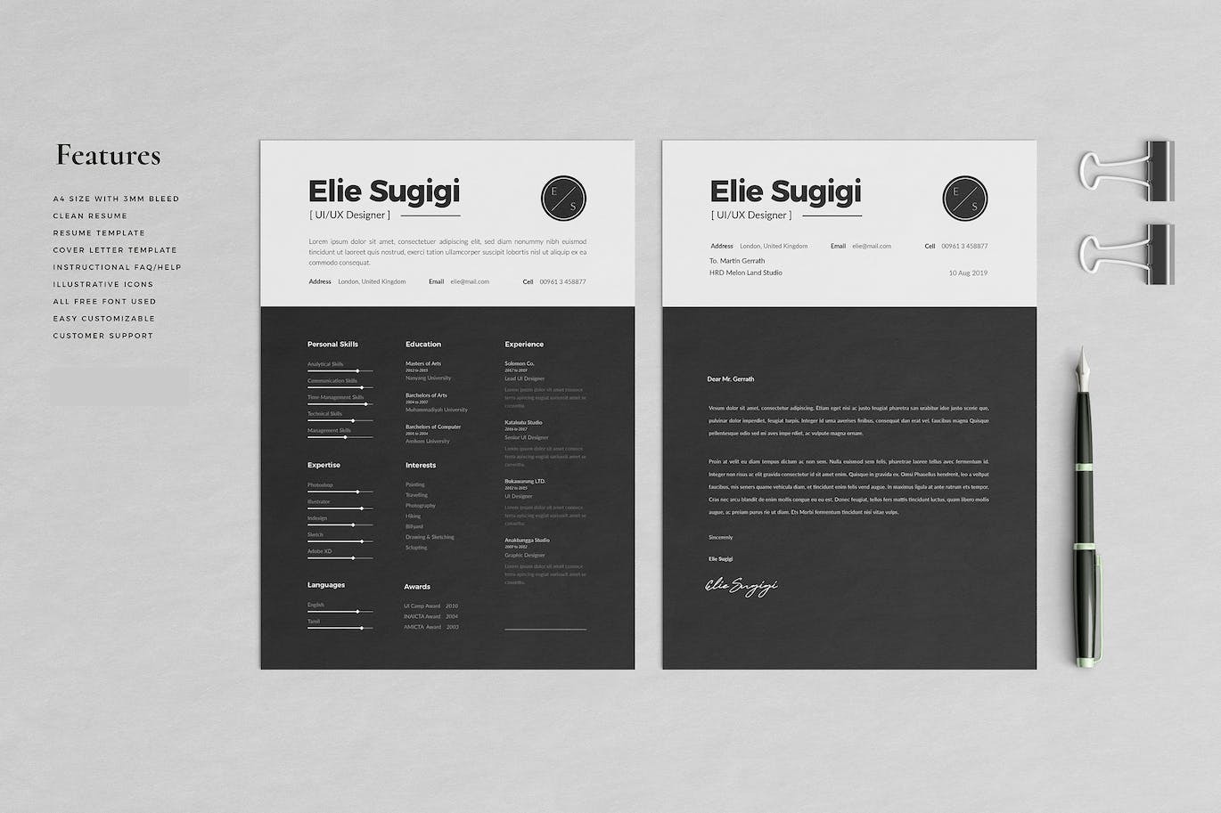Modern Resume Cv template - Image 2