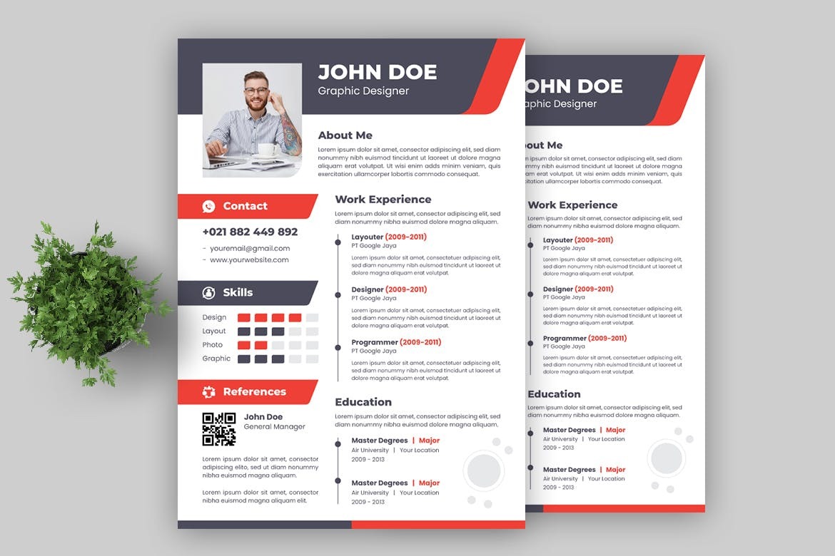 Professional curriculum resume - Image 2