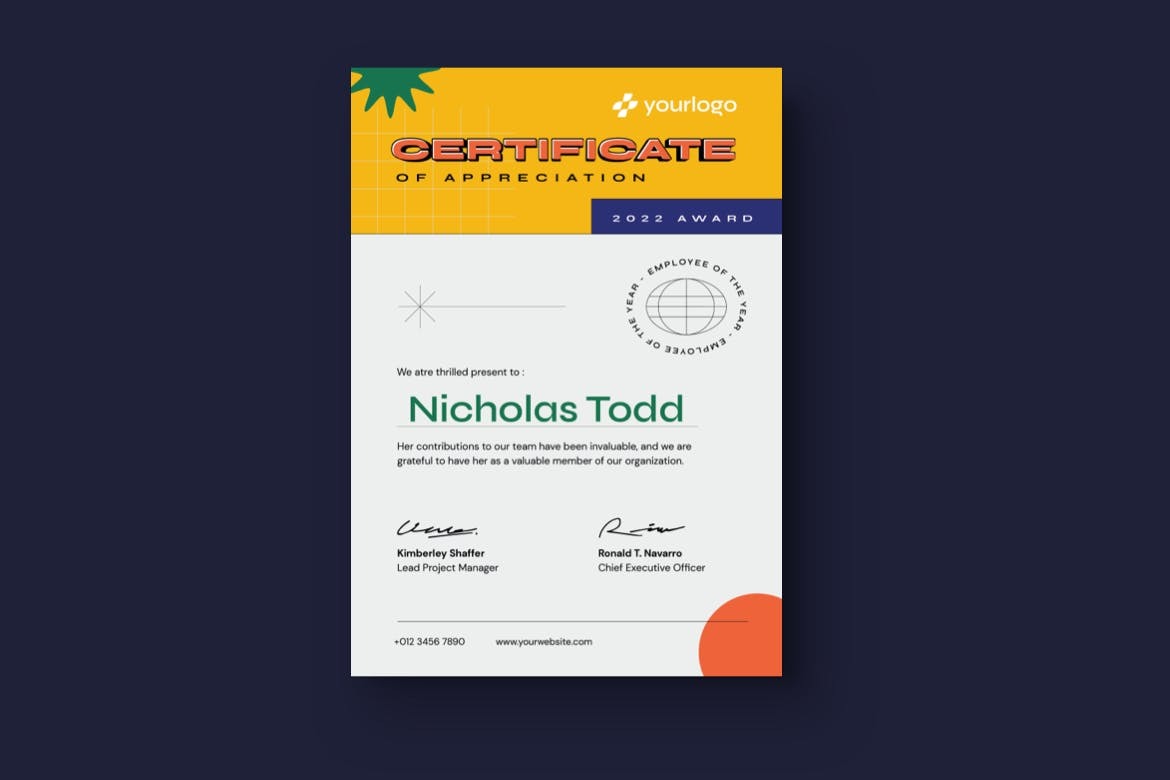 certificate template - Image 2