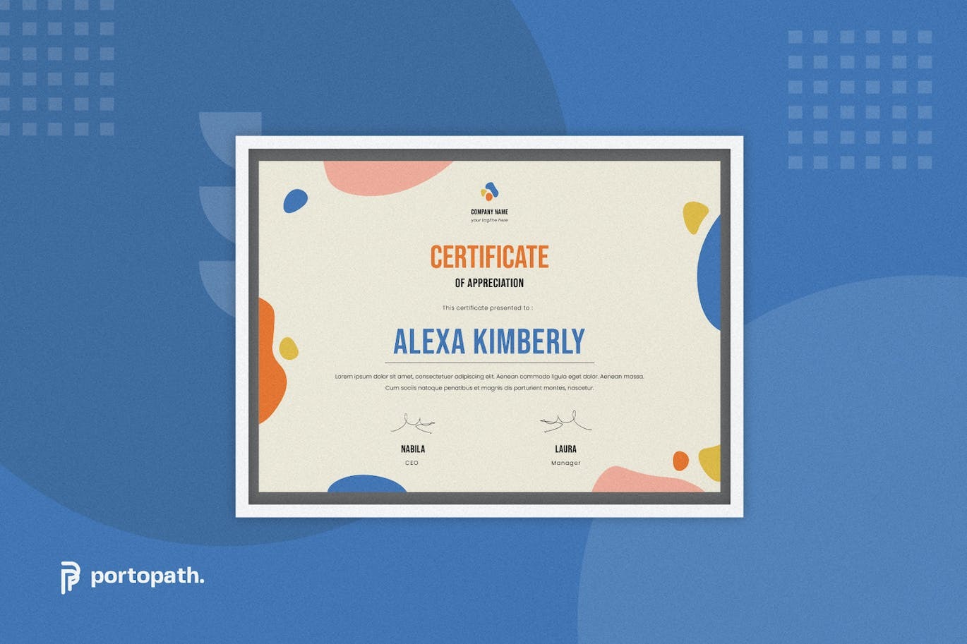 certificate template - Image 2
