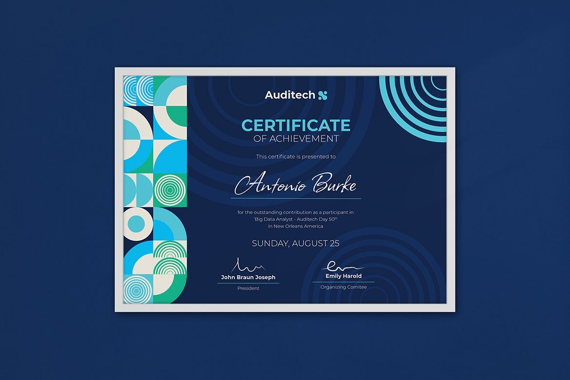 Creative certificate template - Image 3