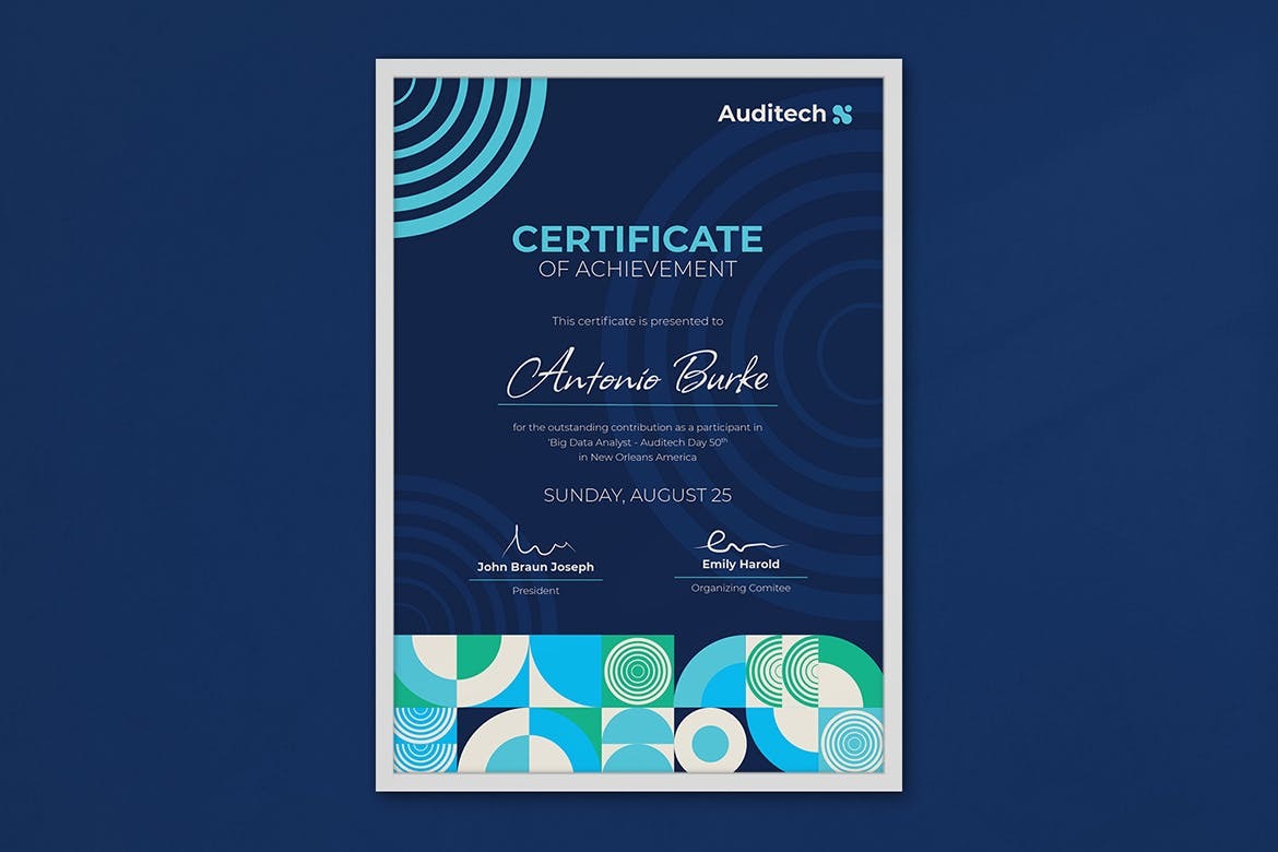 Creative certificate template - Image 2