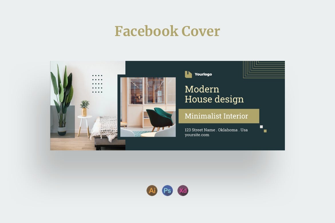Furniture Facebook Cover Template - Image 3