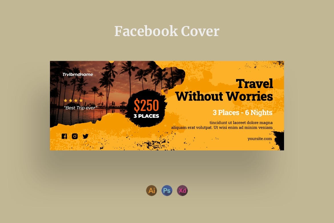 travel facebook cover - Image 3