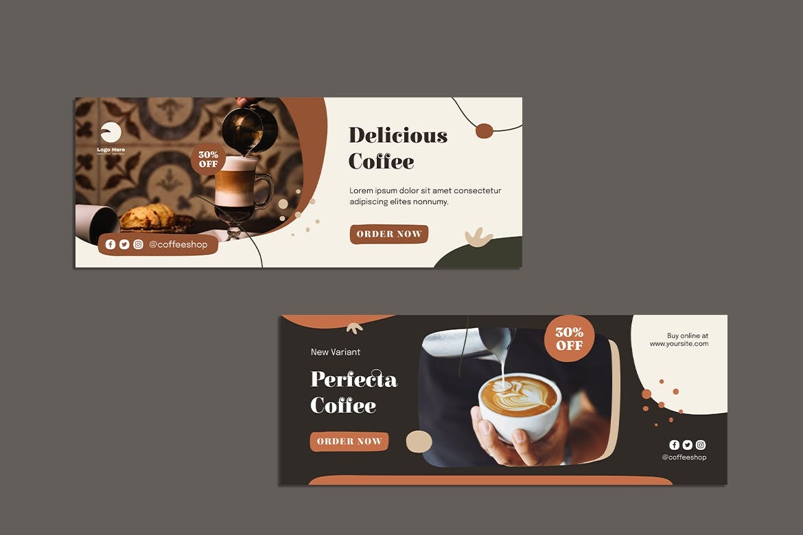 Coffee Shop Facebook Cover - Image 3