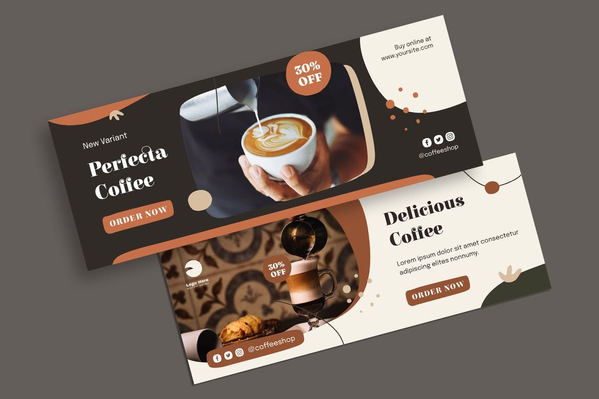 Coffee Shop Facebook Cover - Image 4