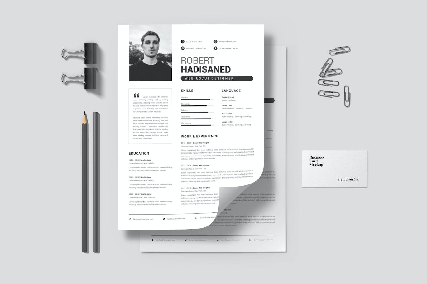 CV Resume template - Image 4