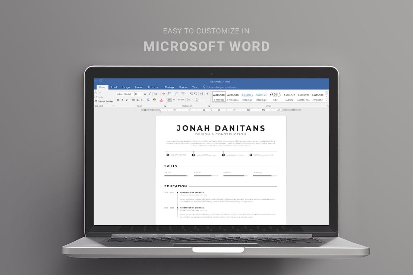 Resume Cv template - Image 4