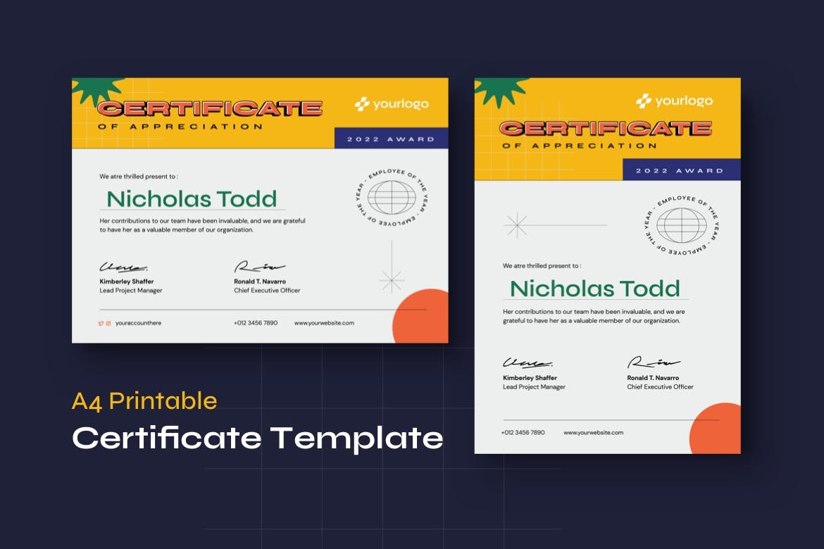 certificate template - Image 3