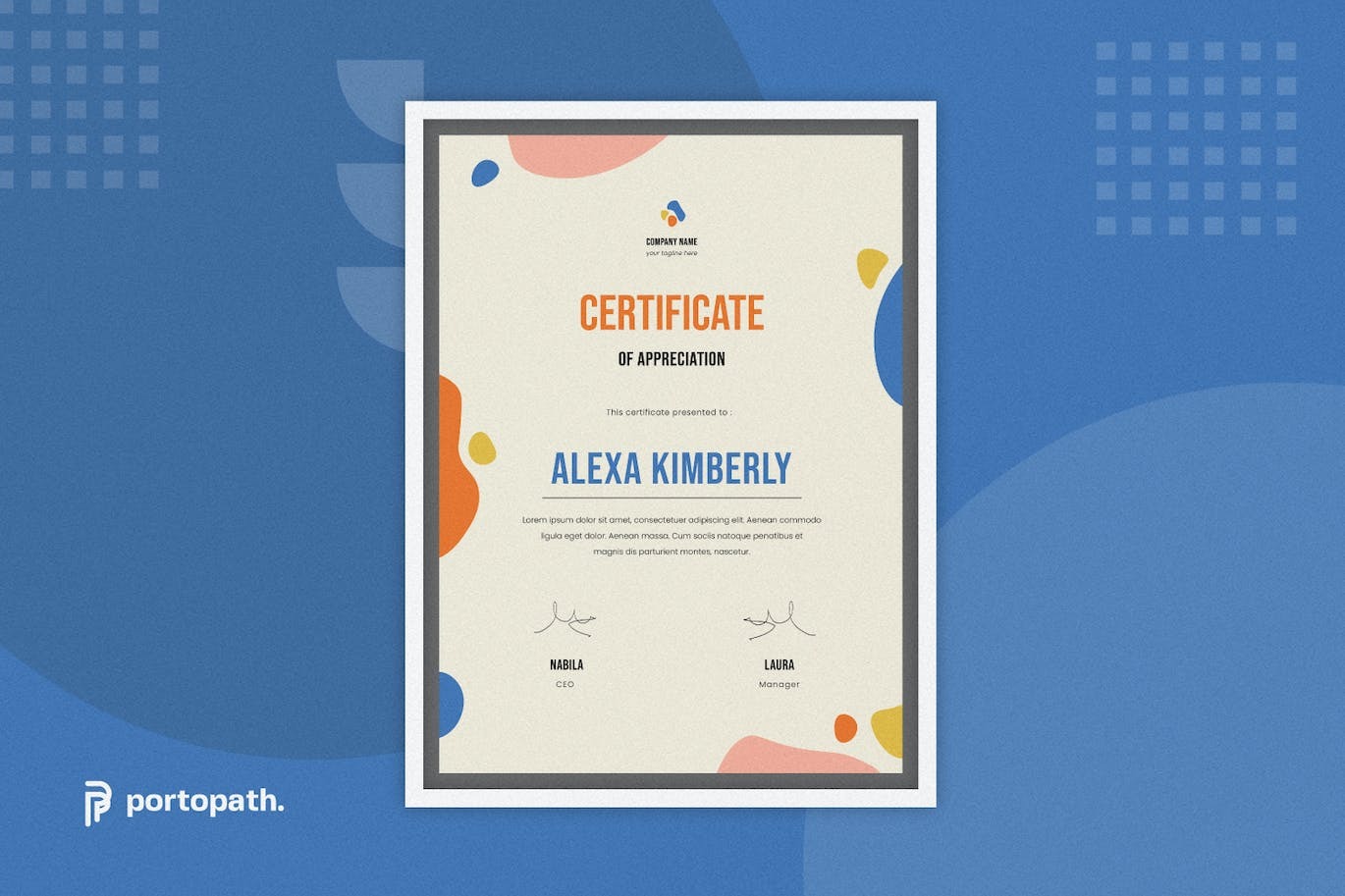 certificate template - Image 3