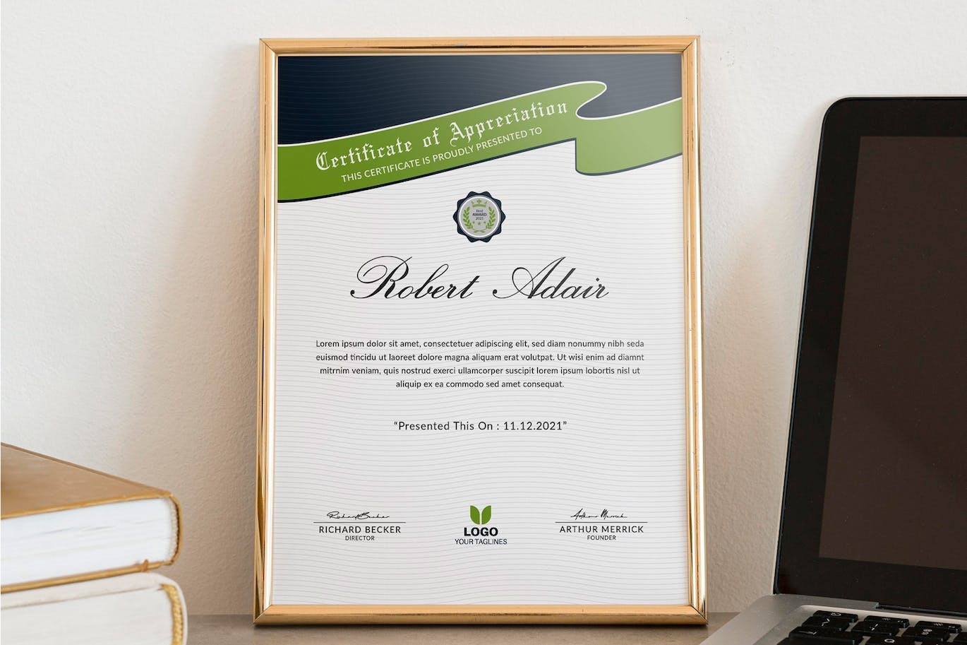 certificate template - Image 2