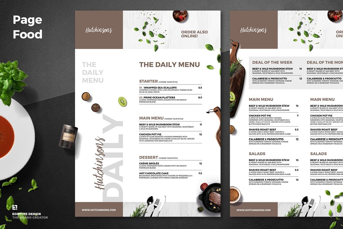 Restaurant -Food menu template - Image 4
