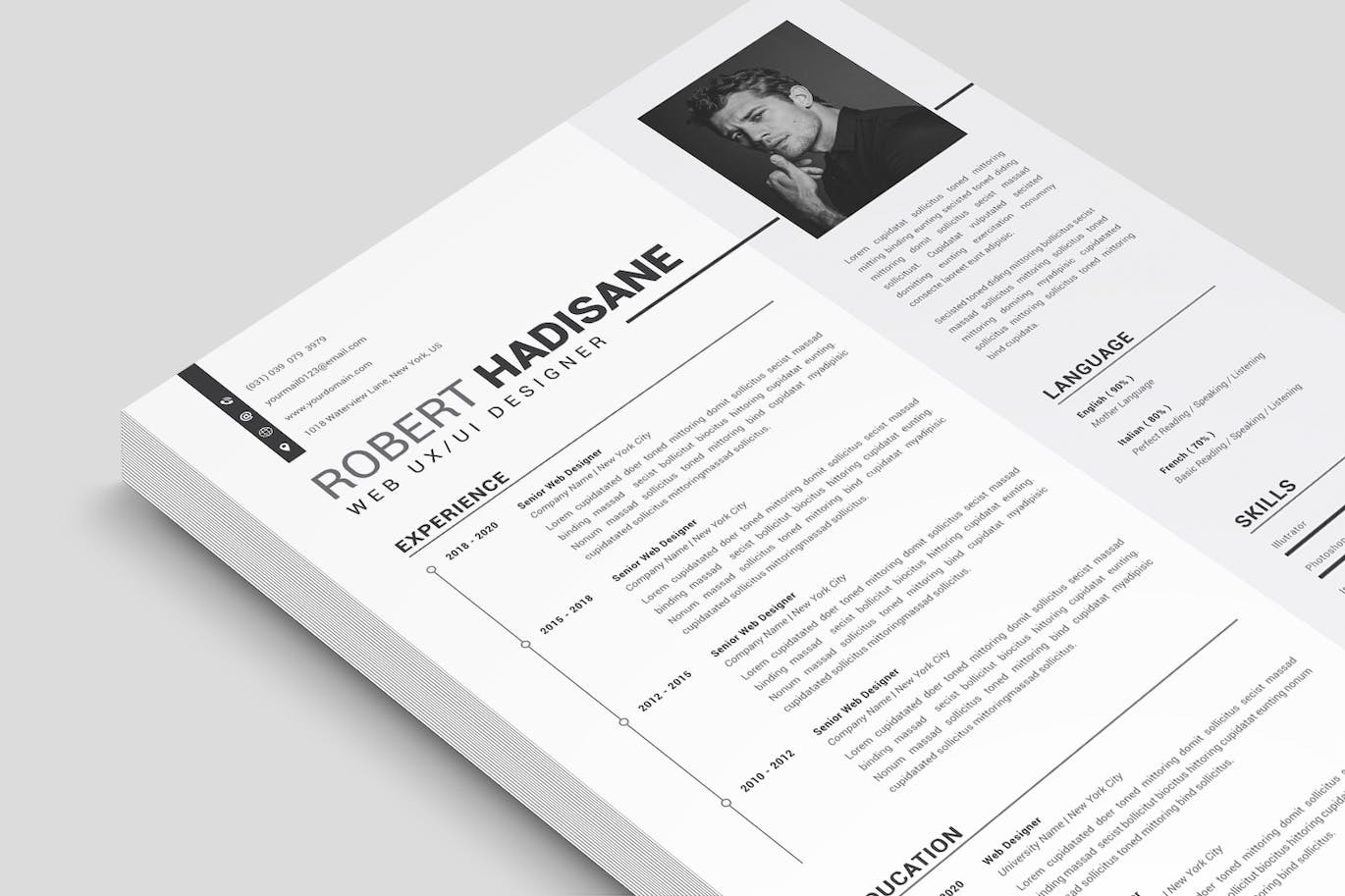 CV Resume template - Image 4