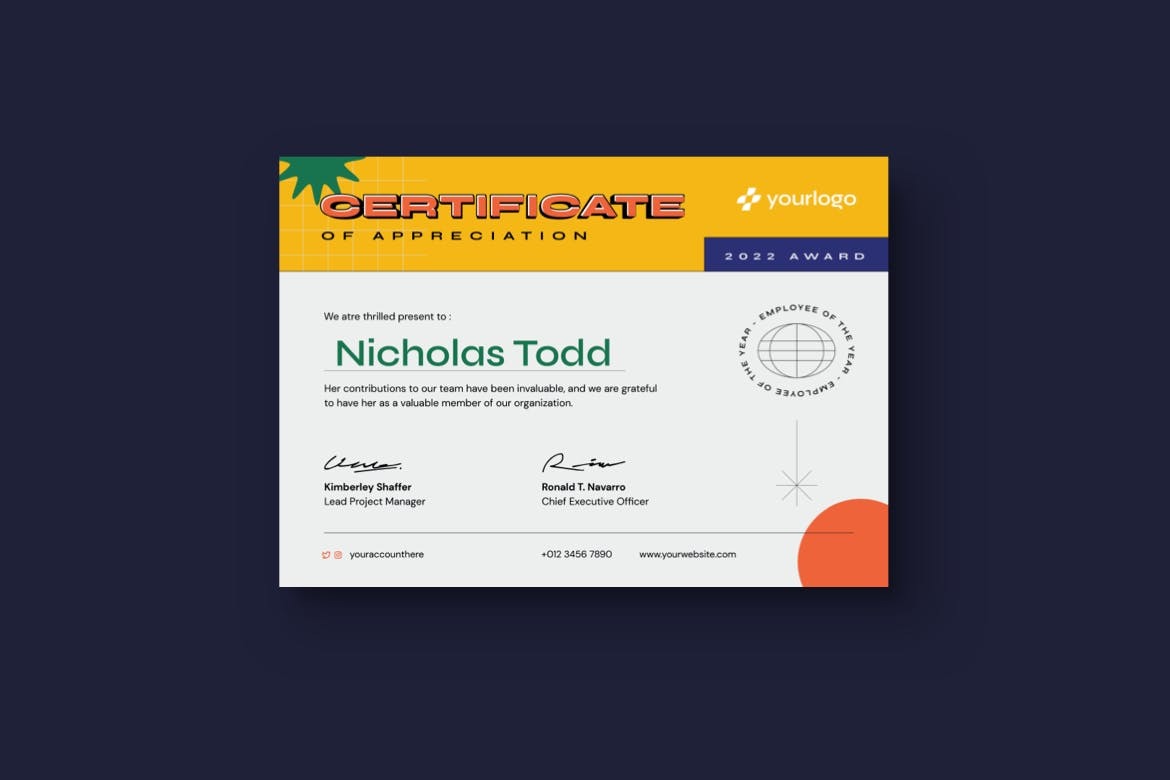 certificate template - Image 4