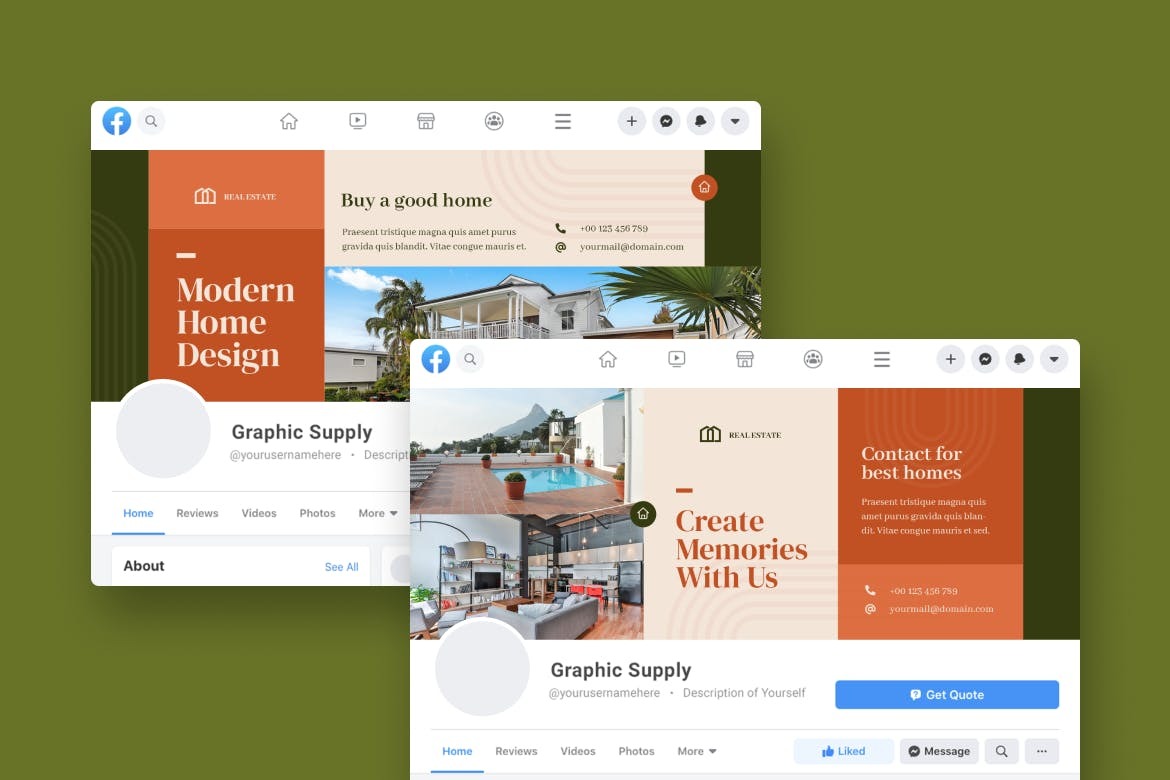 Real Estate Facebook cover - Image 3