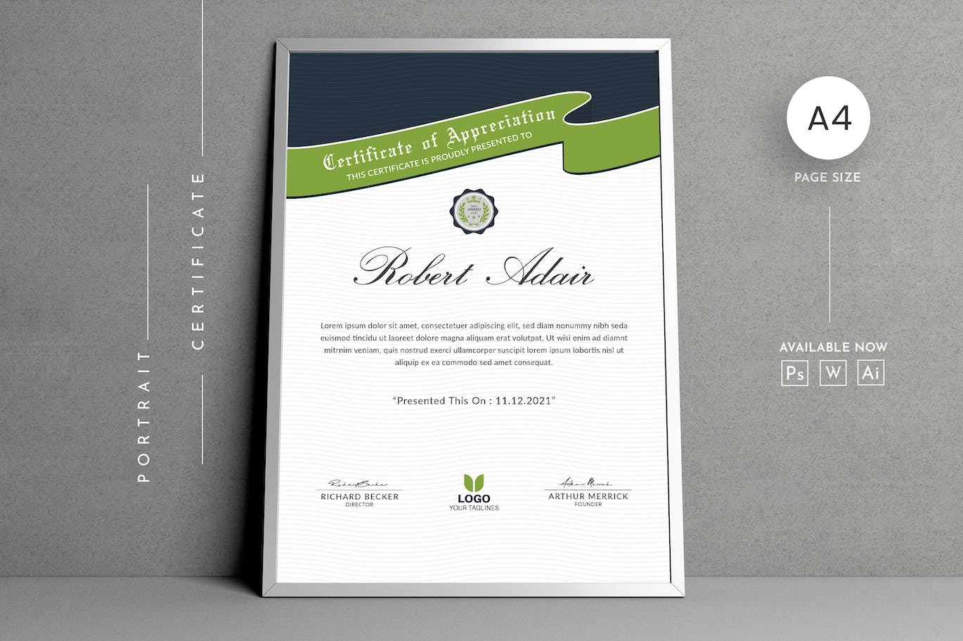 certificate template