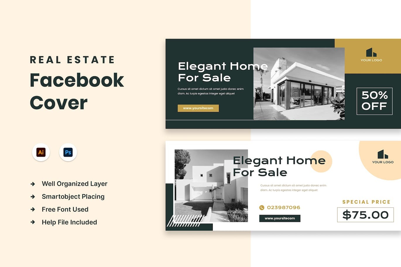 Real Estate Facebook Cover