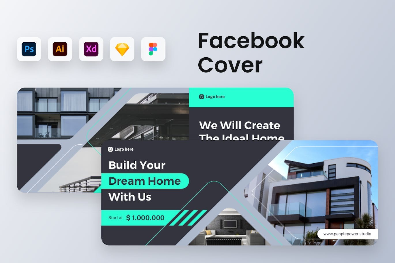 Real Estate Facebook Cover Template