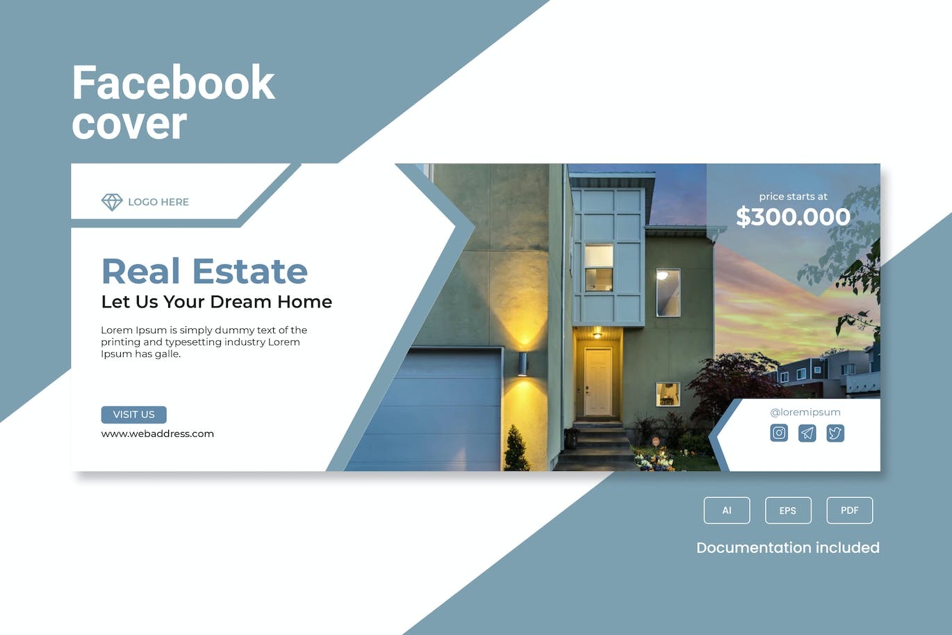 real estate Facebook cover