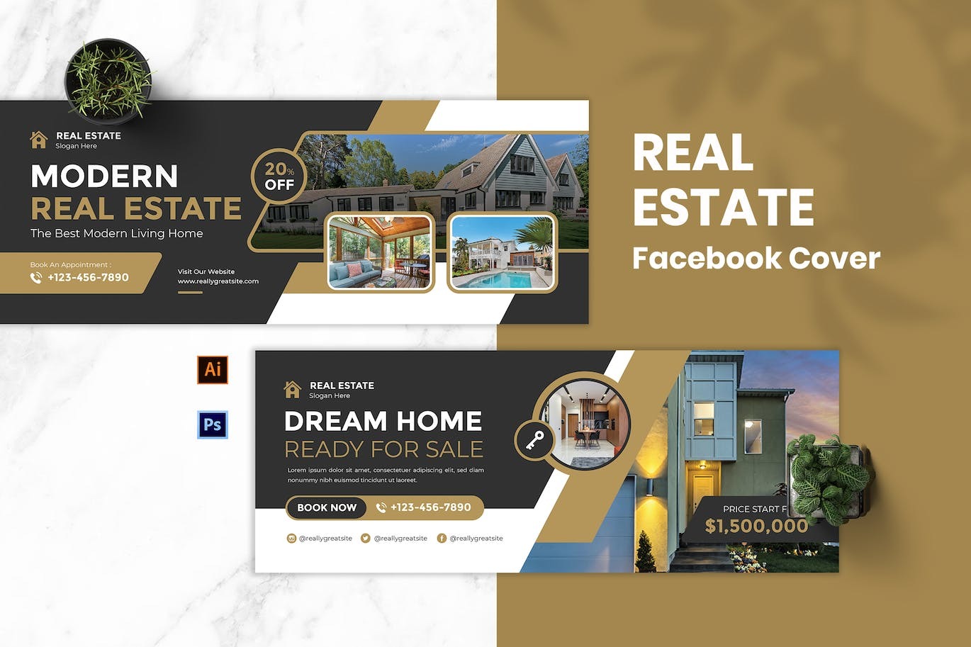 real estate facebook cover