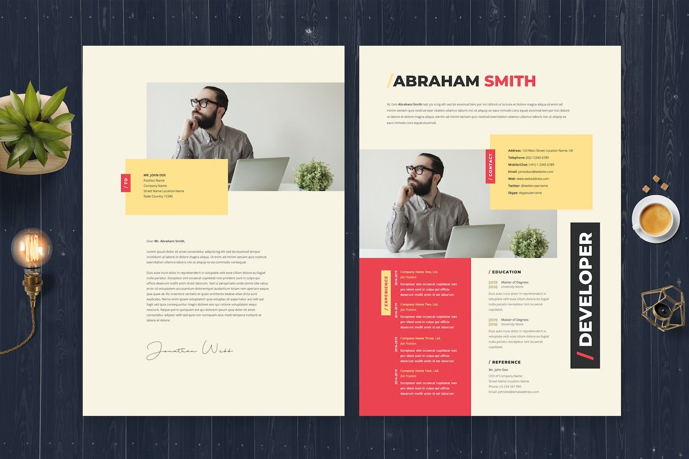 Minimal Curriculum/CV Template