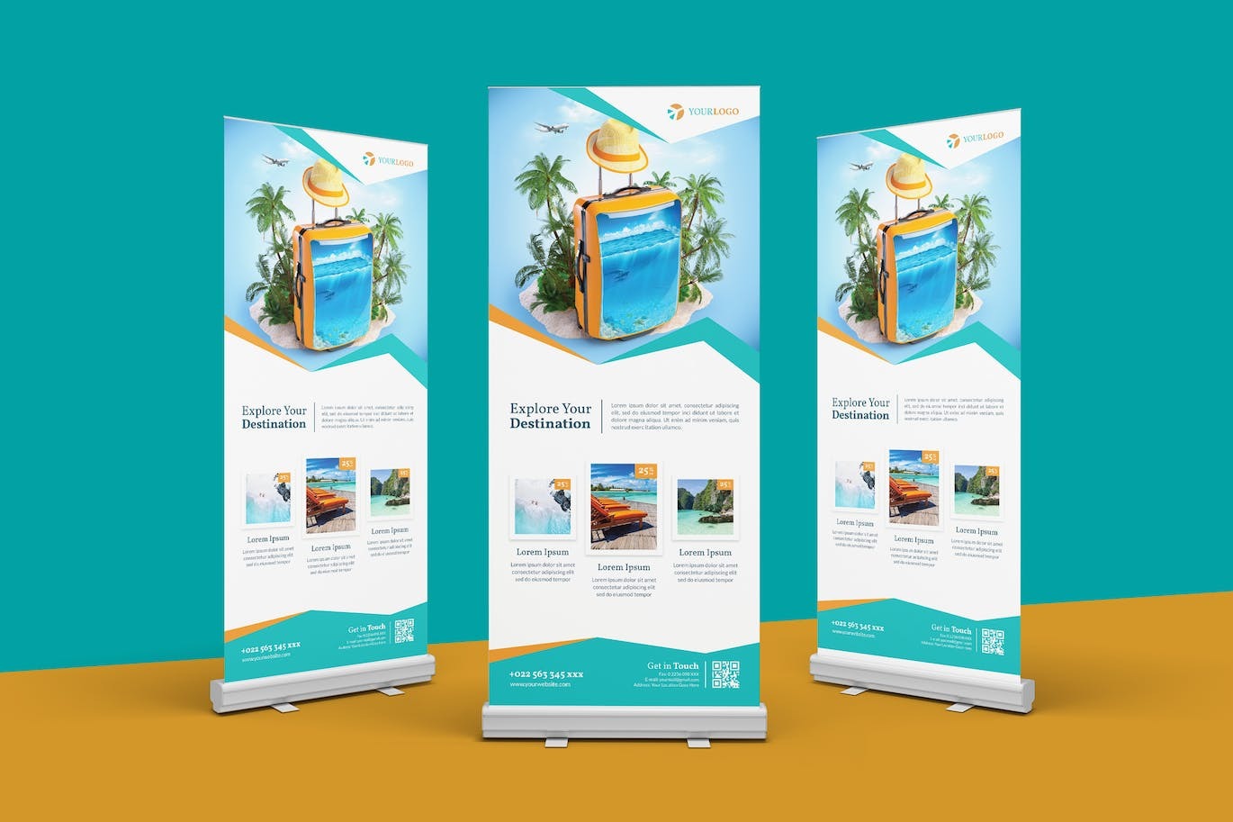 travel rollup banner