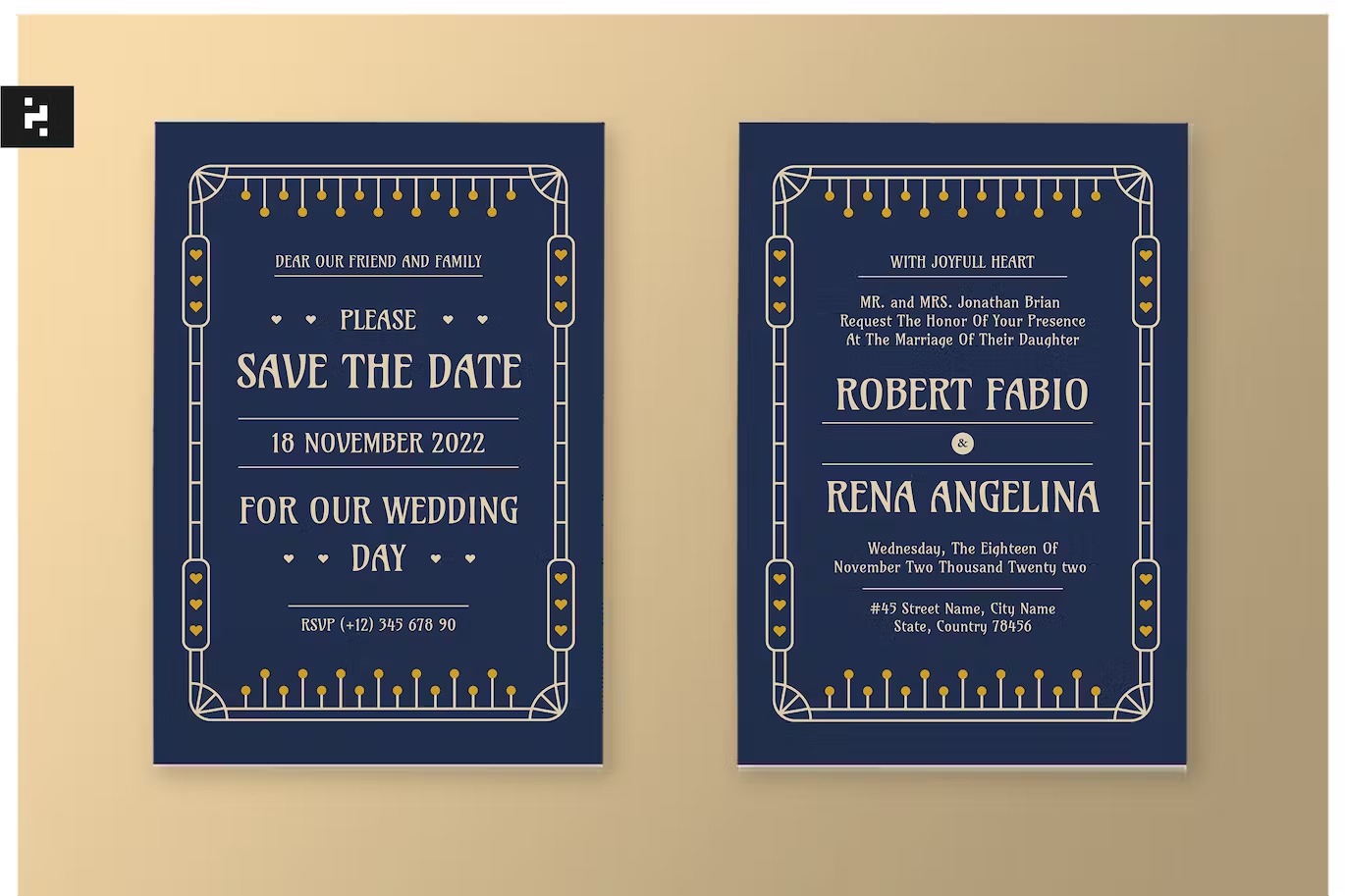 Wedding invitation