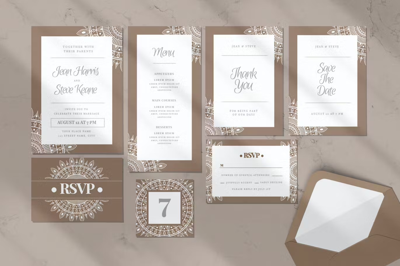 Wedding Invitation - Elegant