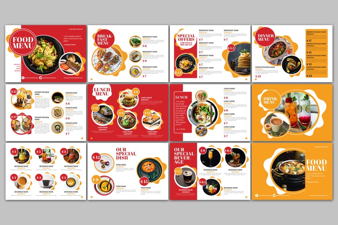 Food menu template - Image 2