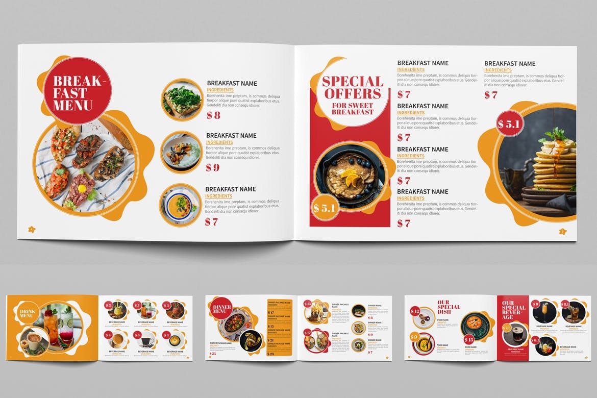 Food menu template - Image 4