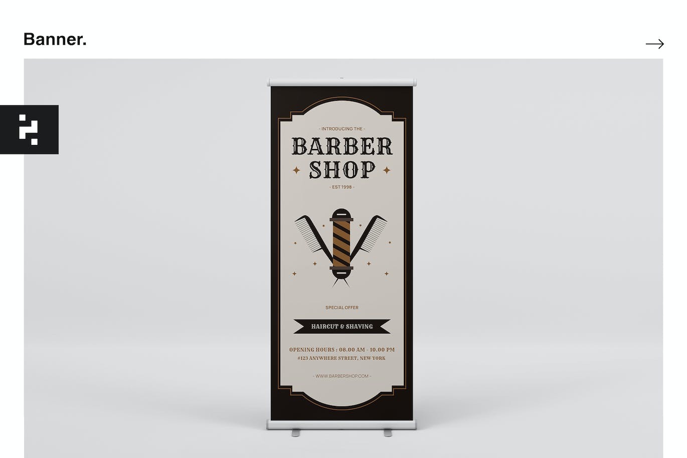 Barbershop Rollup banner