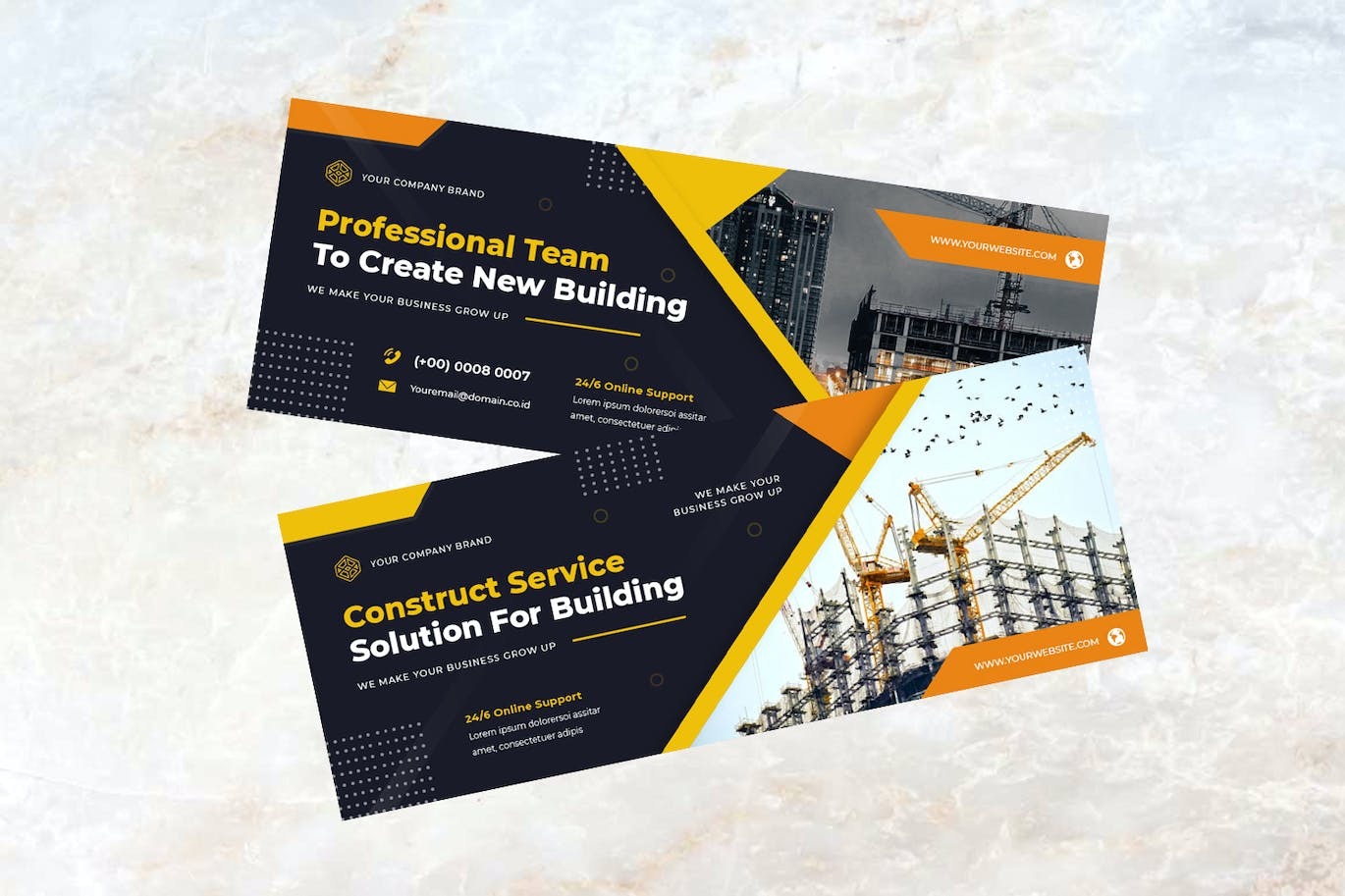 Construction Service Facebook Cover - Image 3