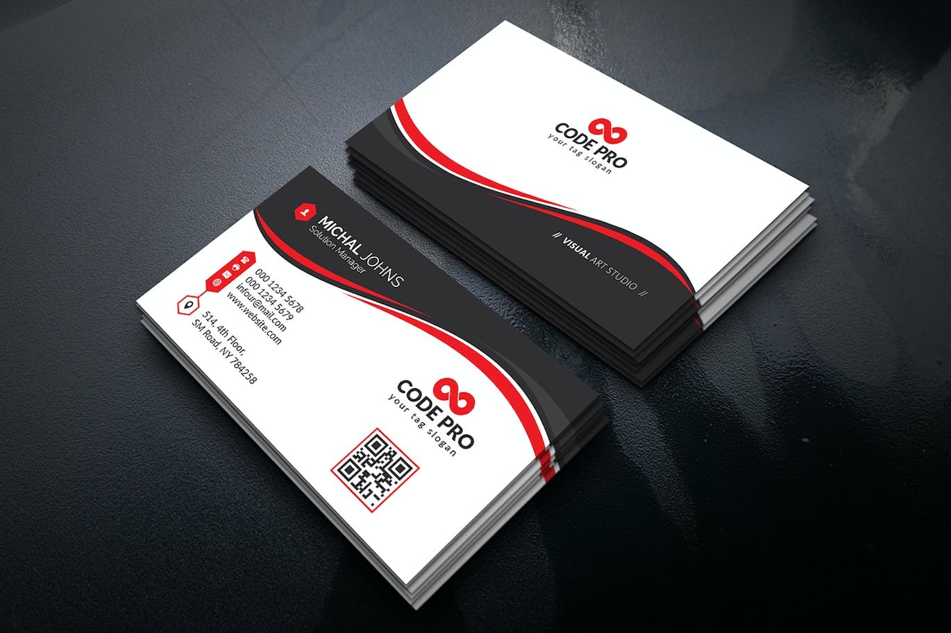 Business card- visiting card template - Image 2