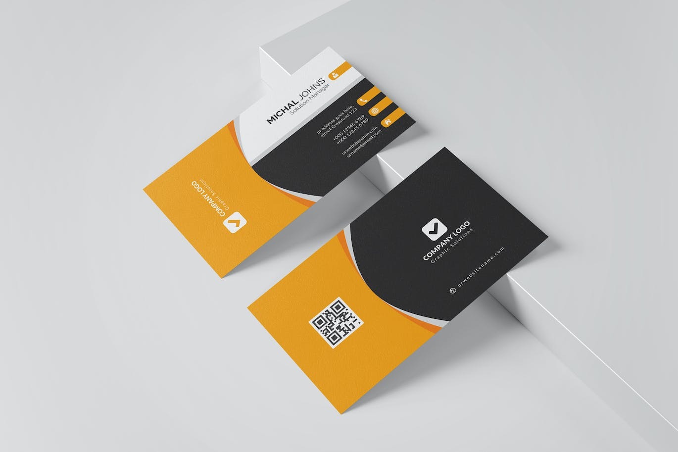 Visiting card design template
