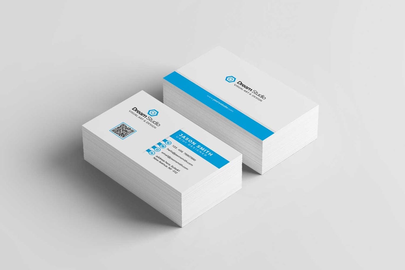 Visiting card design template