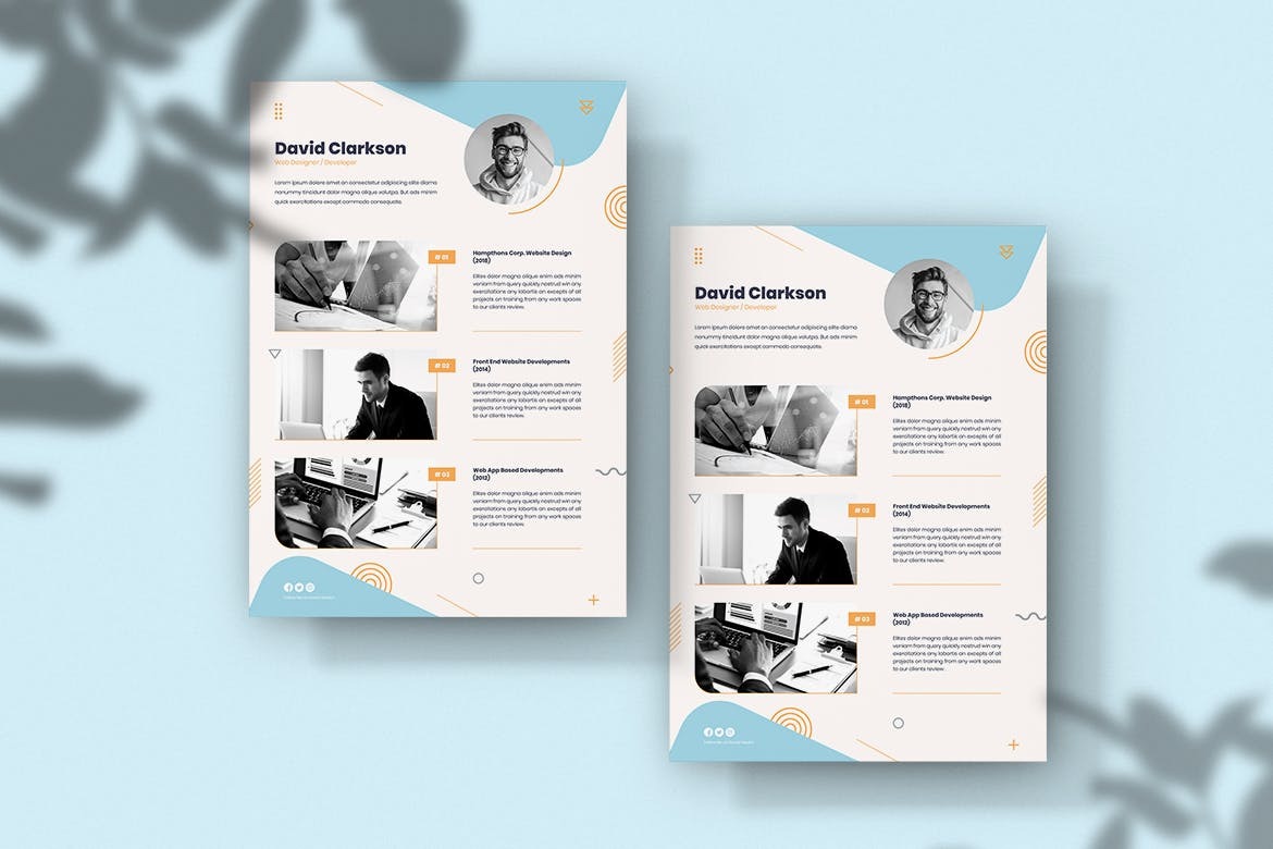 Curriculum vitae- Resume cv template - Image 3