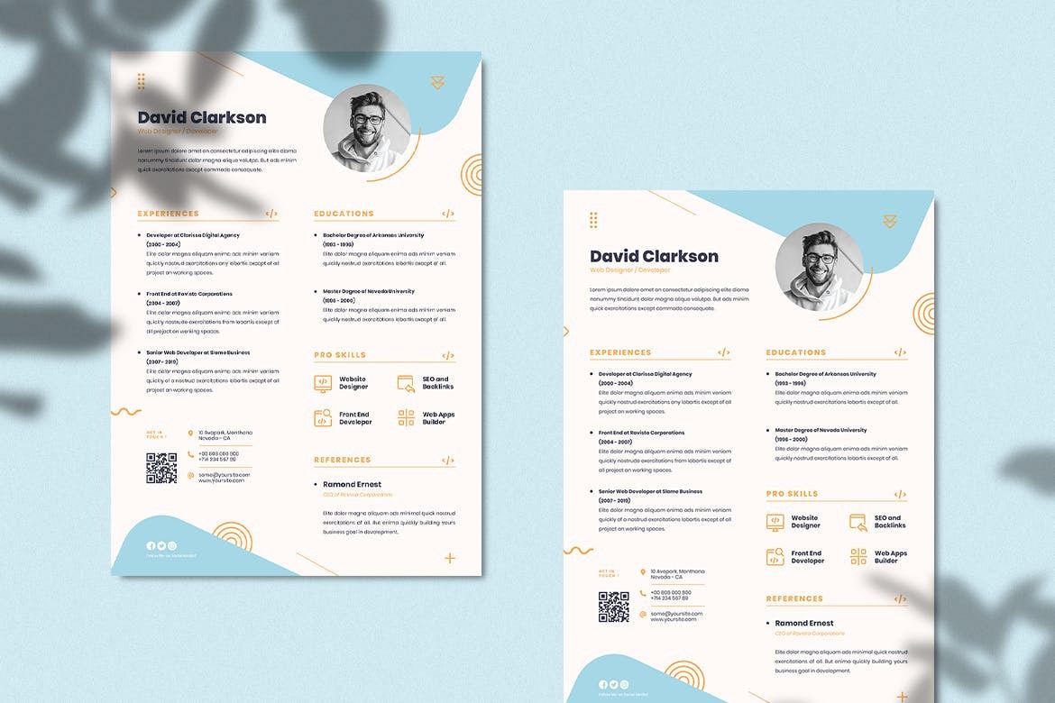 Curriculum vitae- Resume cv template - Image 4