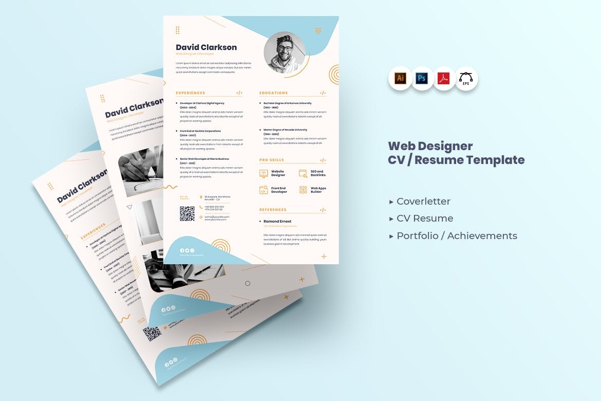Curriculum vitae- Resume cv template - Image 5